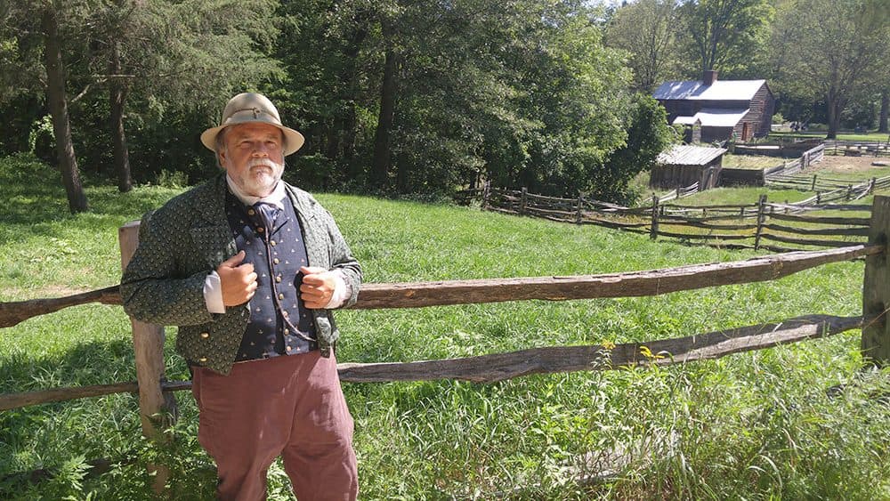 Tom Kelleher is a historian at Old Sturbridge Village who has researched and written about the Year Without a Summer. (Brian Mann/NCPR)