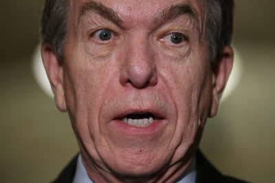 Sen. Roy Blunt (R-MO) talks with reporters at the U.S. Capitol on April 26, 2016 in Washington D.C. (Chip Somodevilla/Getty Images)