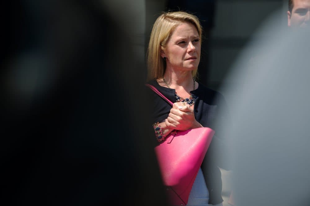 Bridget Kelly, New Jersey Gov. Chris Christie's former deputy chief of staff, attends a press conference in front of the federal courthouse on May 4, 2015 in Newark, N.J. (Bryan Thomas/Getty Images)