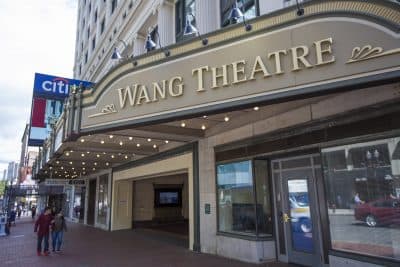 The Wang Theatre on Tremont Street (Jesse Costa/WBUR)