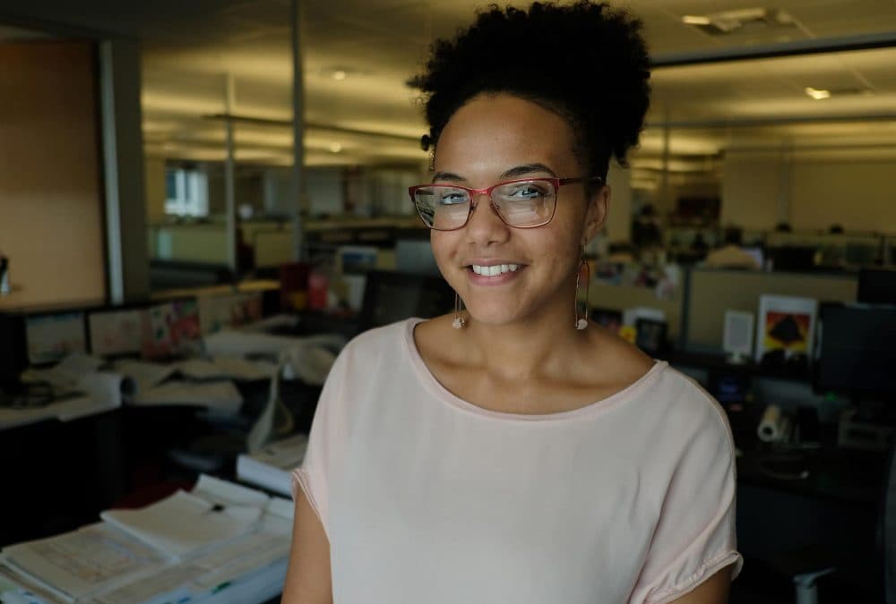 Devanne Pena was surprised to discover she is set to be one of three registered black female architects in Austin. That lack of diversity is an issue being tackled by UT Austin's School of Architecture. (Jorge Sanhueza-Lyon/KUT)