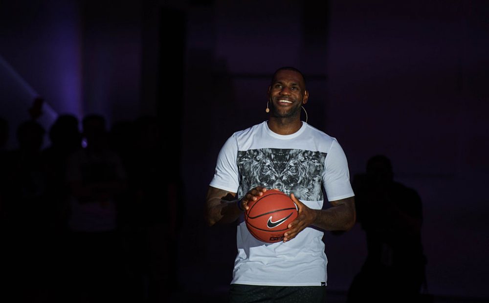 &quot;If basketball has taught me anything, it’s that no one achieves greatness alone. And it takes everyone working together to create real change. When I look at this year’s presidential race, it’s clear which candidate believes the same thing,&quot; LeBron James writes in his Op-Ed piece in the Akron Beacon Journal. (Photo by Visual China Group/ Getty Images)