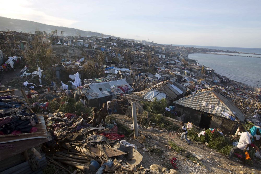 A view of the damaged city of Jeremie. Jeremie appears to be the epicenter of the country's growing humanitarian crisis in the wake of the storm. (Dieu Nalio Chery/AP)