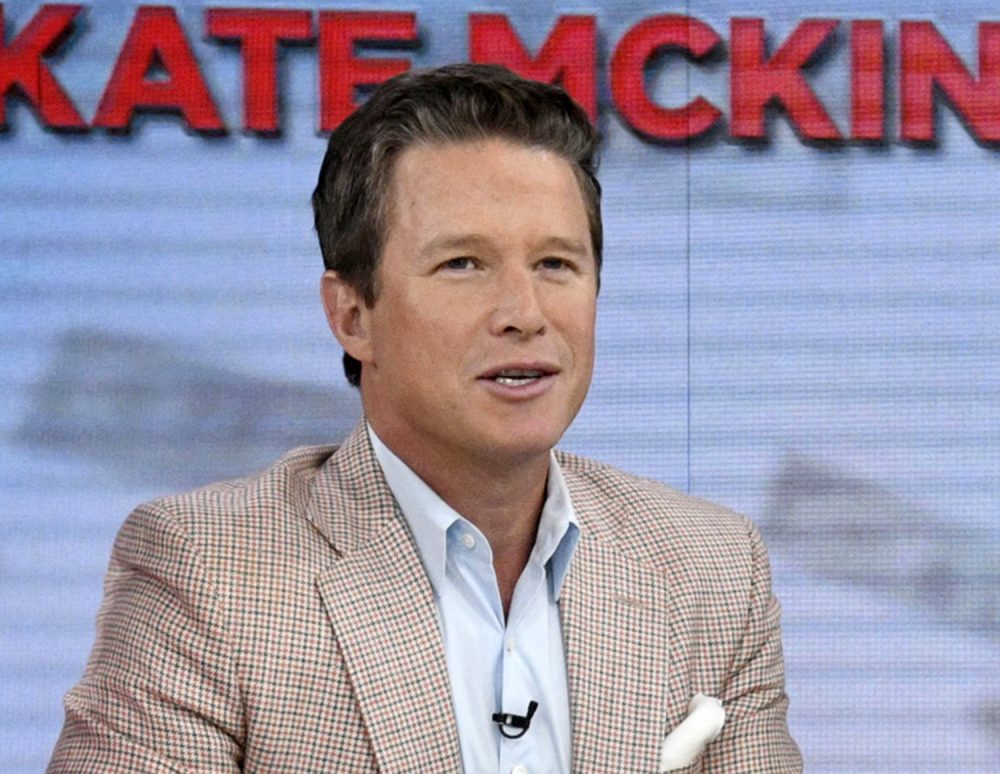 In this Sept. 26, 2016 photo released by NBC, co-host Billy Bush appears on the &quot;Today&quot; show in New York. Bush says he's &quot;embarrassed and ashamed&quot; by a 2005 conversation he had with Donald Trump in which Trump made lewd comments about women. (Peter Kramer/NBC via AP)