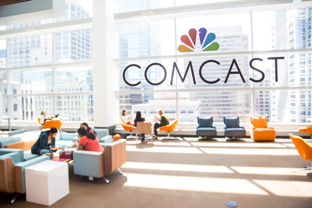 Comcast Corporation hosted a conference call with the financial community to discuss financial results for the first quarter on Wednesday, April 27, 2016 in Philadelphia. (Ken Gabrielsen/AP)