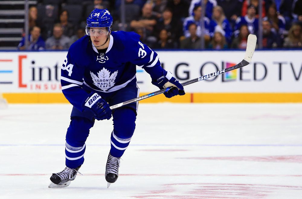 Despite four goals from Auston Matthews, the most ever in an NHL debut, the Toronto Maple Leafs still lost their season-opener against the Ottawa Senators, 5-4. (Vaughn Ridley/Getty Images)