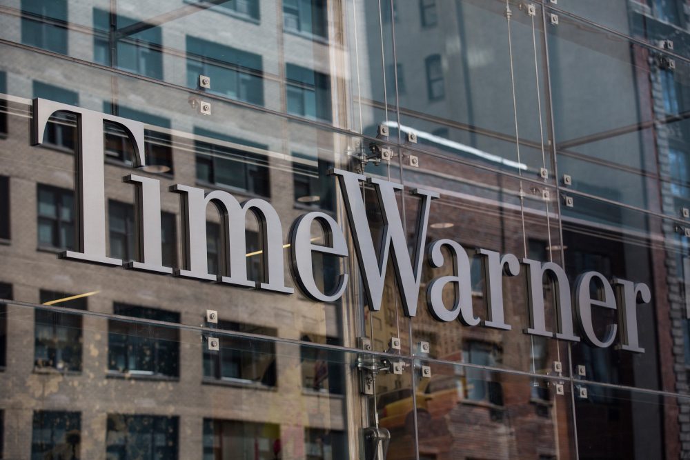 Time Warner Cable headquarters are seen in Columbus Circle on May 26, 2015 in New York City. (Andrew Burton/Getty Images)