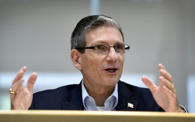 In this Thursday, June 2, 2016 file photo, U.S. Rep. Joe Heck, R-Nev., speaks during a roundtable event in Henderson, Nev. The contest to replace Nevada Sen. Harry Reid is the tightest Senate race in the country, and it’s become a money magnet as allies and enemies seek to flip it. (David Becker/AP)