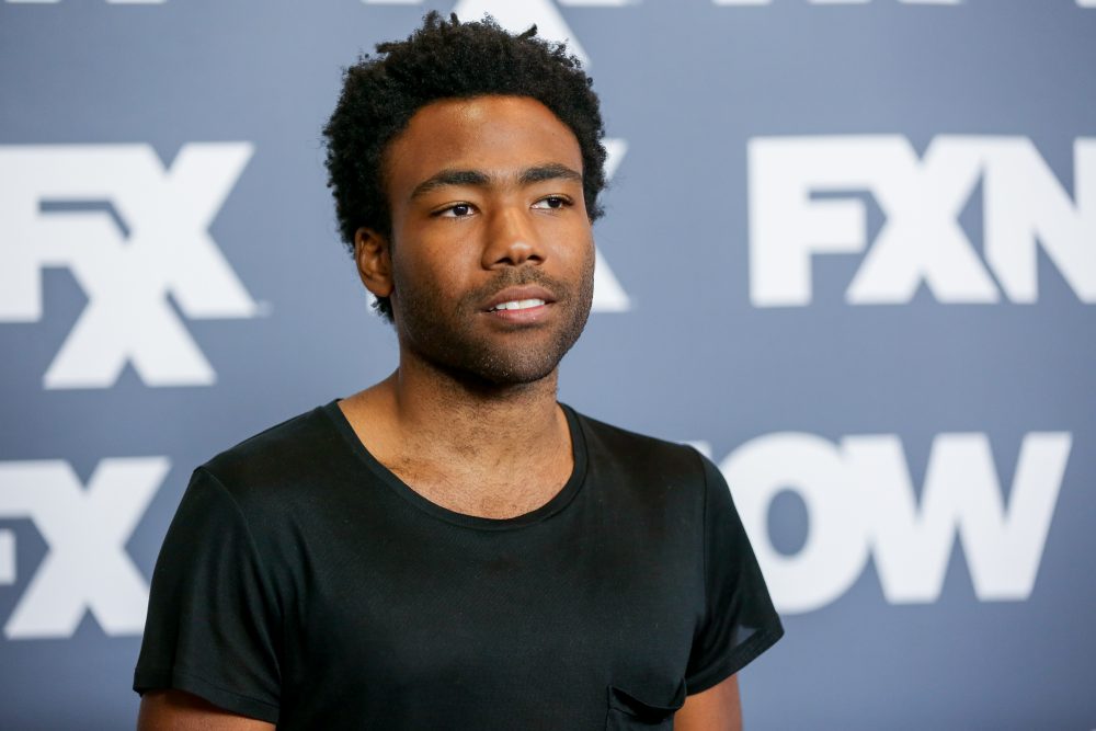 Donald Glover, a cast member in the television series &quot;Atlanta,&quot; arrives at the FX Television Critics Association summer press tour on Tuesday, Aug. 9, 2016, in Beverly Hills, Calif. (Rich Fury/Invision/AP)