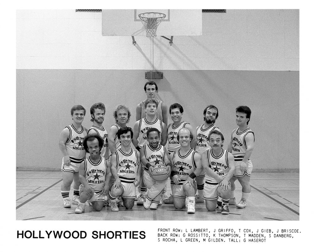 From the Lakers cheerleaders to school teachers, the Hollywood Shorties had plenty of opponents on the basketball court. (Courtesy)