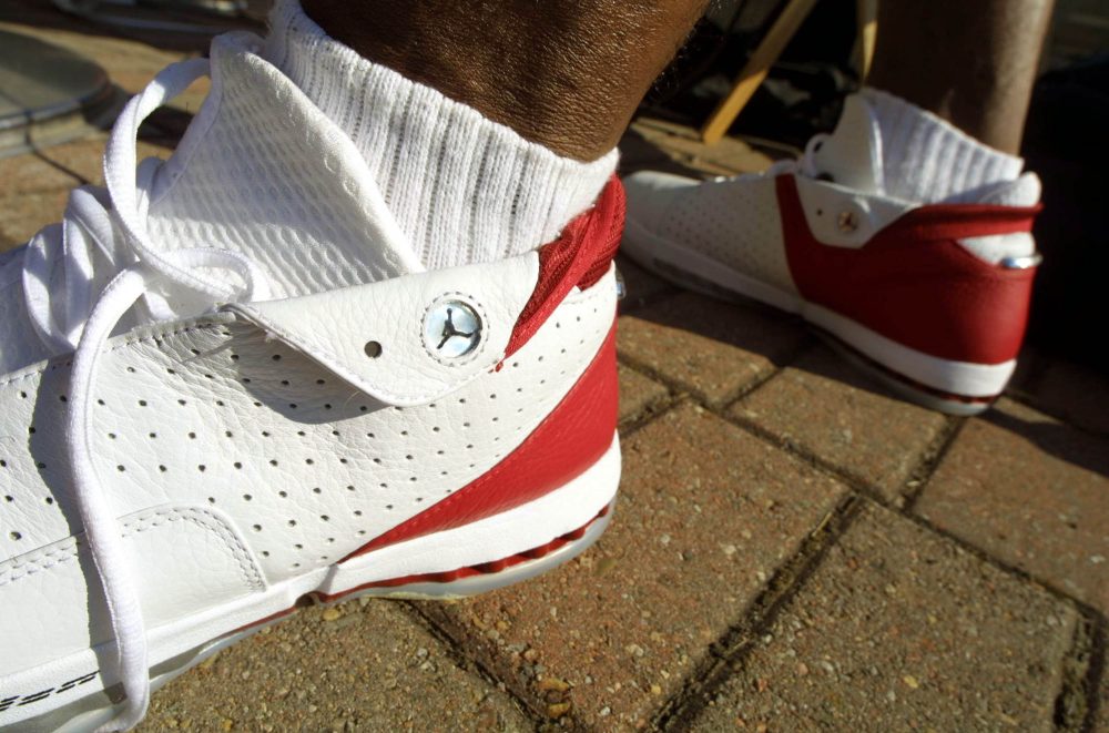 The Jordan brand from Nike played a big part in turning shoes into status symbols. (Mario Tama/Getty Images)