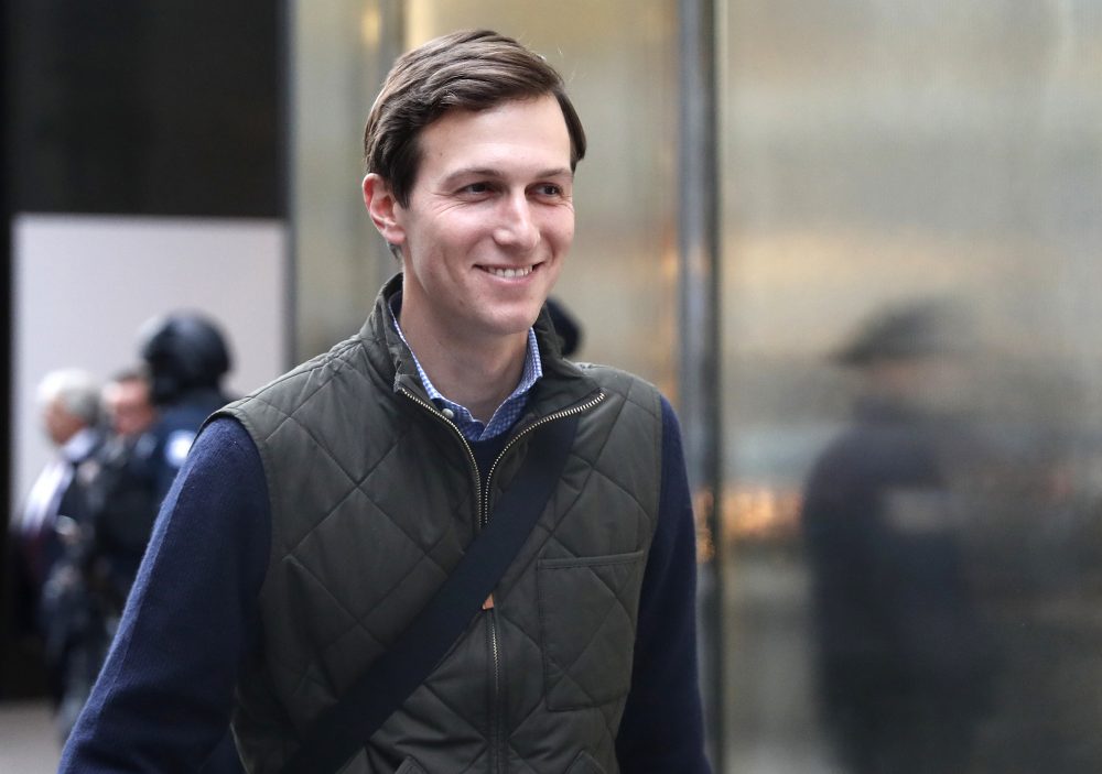 Jared Kushner, son-in-law of of President-elect Donald Trump, walks from Trump Tower, Monday, Nov. 14, 2016, in New York. (Carolyn Kaster/AP)