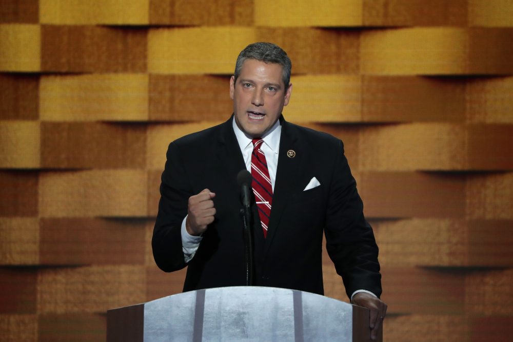 Rep. Tim Ryan (D-OH) speaks at the Democratic National Convention in Philadelphia in July 2016. (Alex Wong/Getty Images)