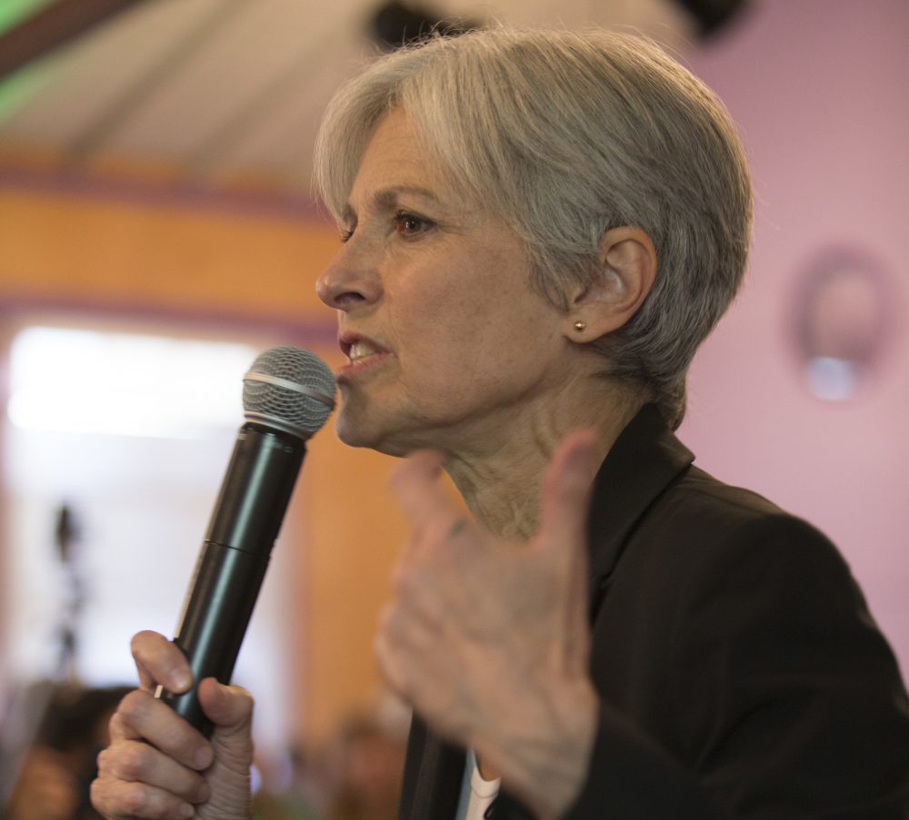 Green Party presidential candidate Jill Stein in Oakland, Calif., in October 2016. (D. Ross Cameron/AP)