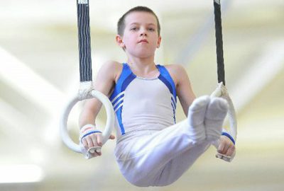 As soon as he first tried the sport of gymnastics, Christoph Buhler was hooked. (Courtesy)