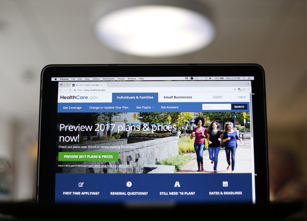 In this Oct. 24, 2016, file photo, the HealthCare.gov 2017 web site home page as seen in Washington. President-elect Donald Trump says he wants to preserve health insurance coverage even as he pursues repeal of the Obama-era overhaul that provided it to millions of uninsured people. (Pablo Martinez Monsivais, File/AP)