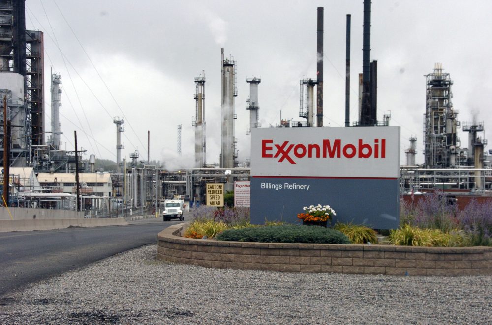 Exxon Mobil's Billings Refinery in Billings, Mont., in September 2016. (Matthew Brown/AP)