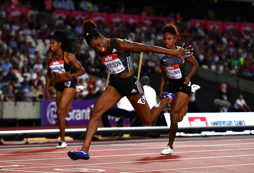 Just two weeks after failing to qualify for the U.S. Olympic team, Kendra Harrison was back on the track, trying to set a 28-year-old world record. (Dan Mullan/Getty Images)