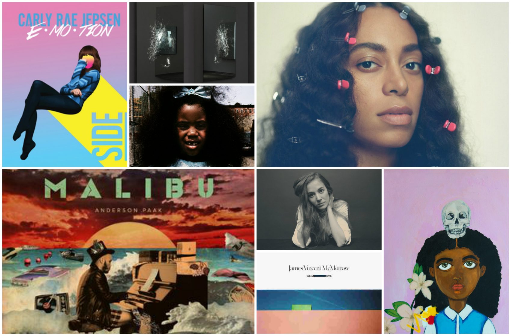 Music critic Amelia Mason runs through the year in music with her favorite albums. (Album art courtesy of the artists)