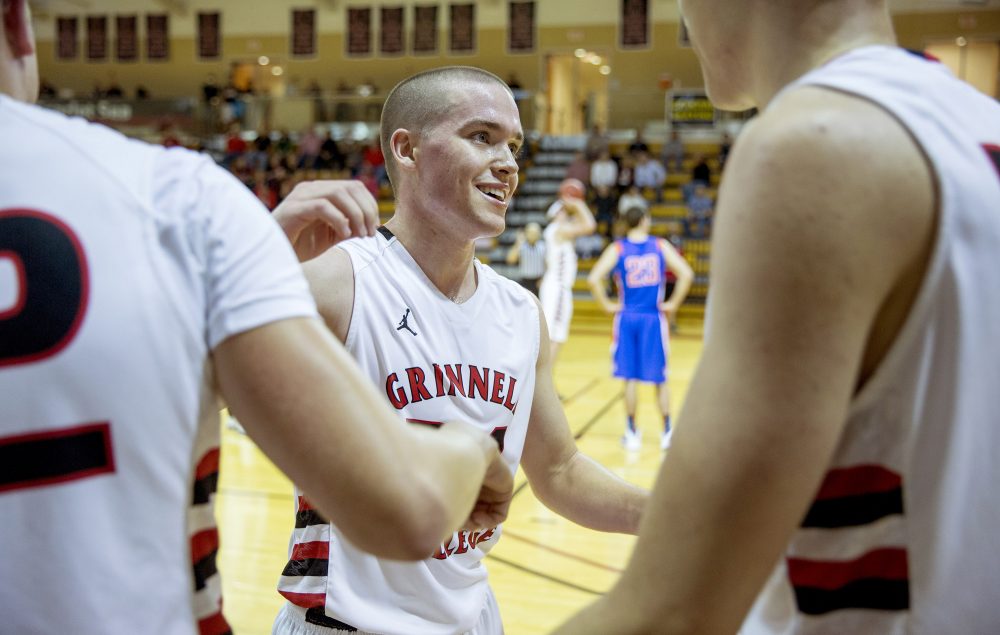 After a knee injury shattered Jack Taylor's dreams of playing Division I basketball, he joined the team at Grinnell College -- and set the NCAA single-game scoring record. (Justin Hayworth/AP)
