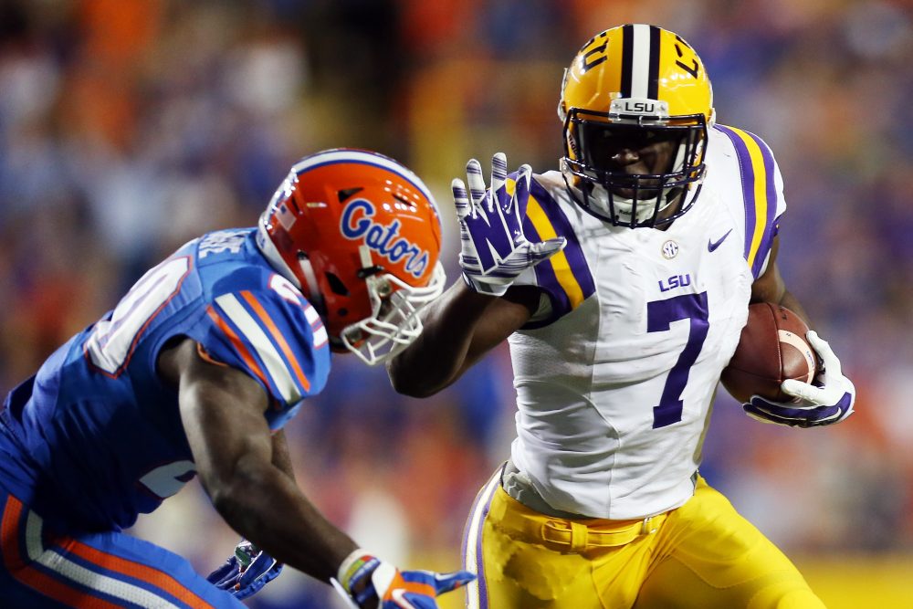Don't expect to see star running back Leonard Fournette in an LSU jersey again. He's decided to skip his team's bowl game. Bill Littlefield thinks it's a wise move. (Chris Graythen/Getty Images)
