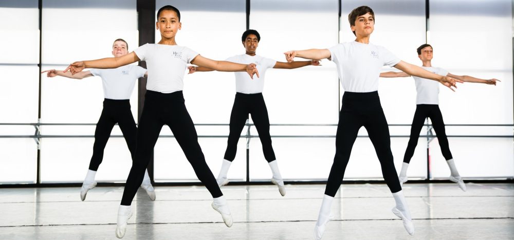 Ballet companies try to be equally made up of men and women, but not enough boys are signing up for ballet classes when they're young. (Courtesy Ballet Austin)