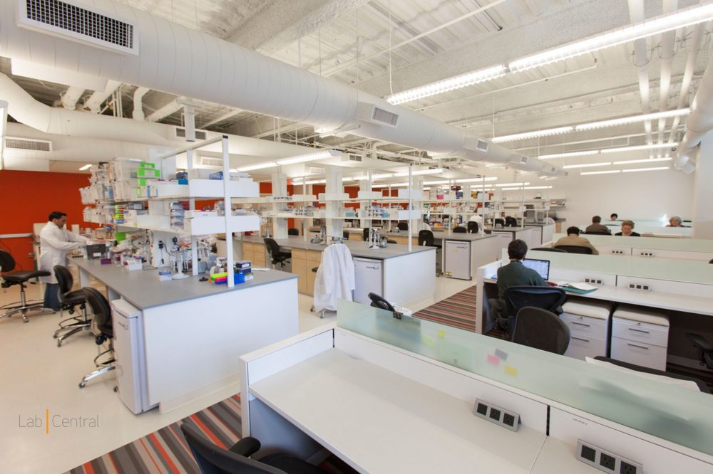 LabCentral, in Kendall Square, is a shared lab space for biotech startups. (Courtesy PRNewsFoto/LabCentral)
