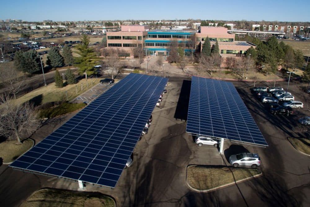 Seven of Kaiser Permanente's Colorado facilities, like their regional office on Dakota Ave, in Denver, Colo., have solar systems. (Courtesy Kaiser Permanente)