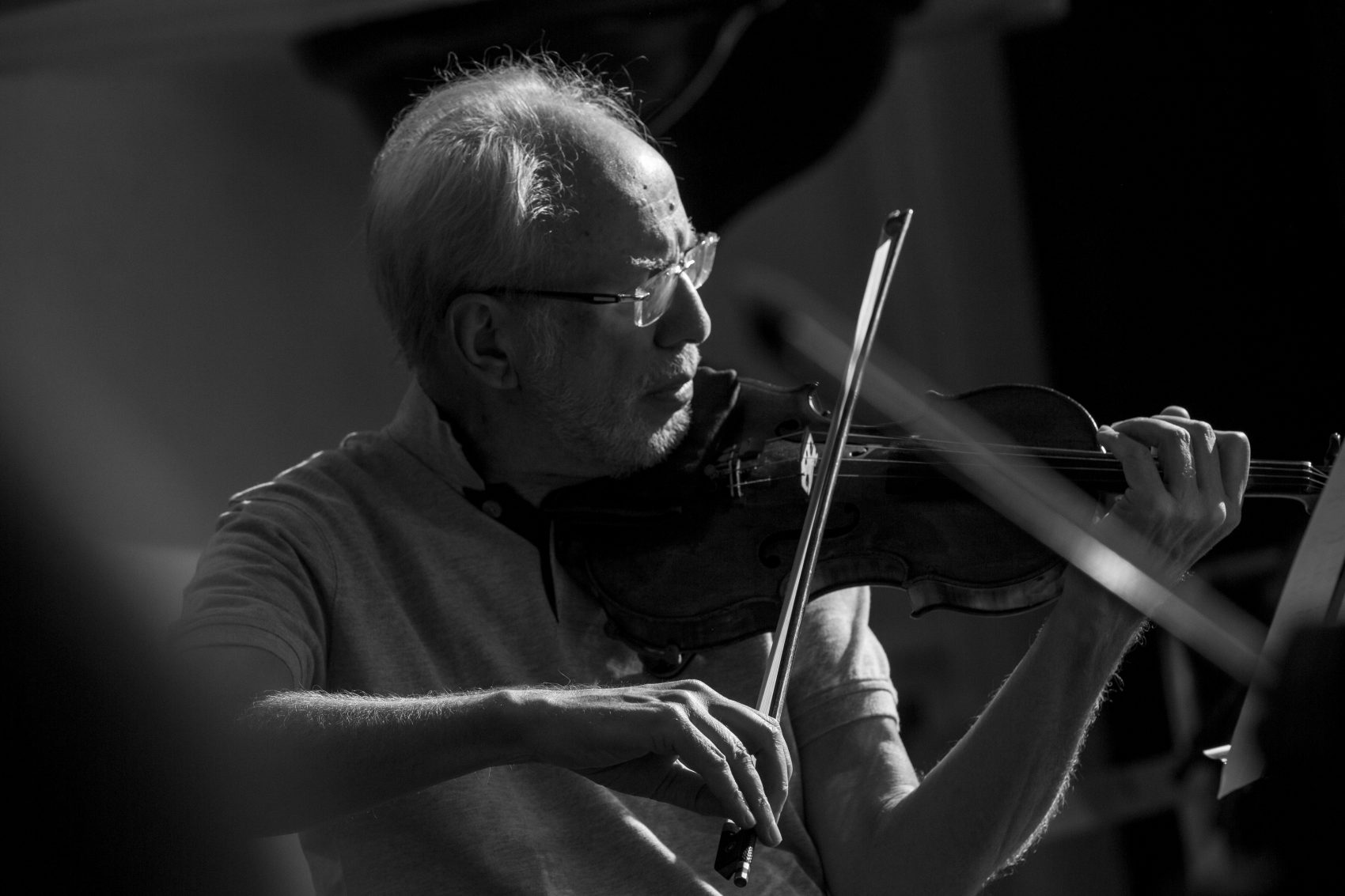 Violinist Gidon Kremer. (Courtesy Paolo Pellegrin/Magnum Photos)