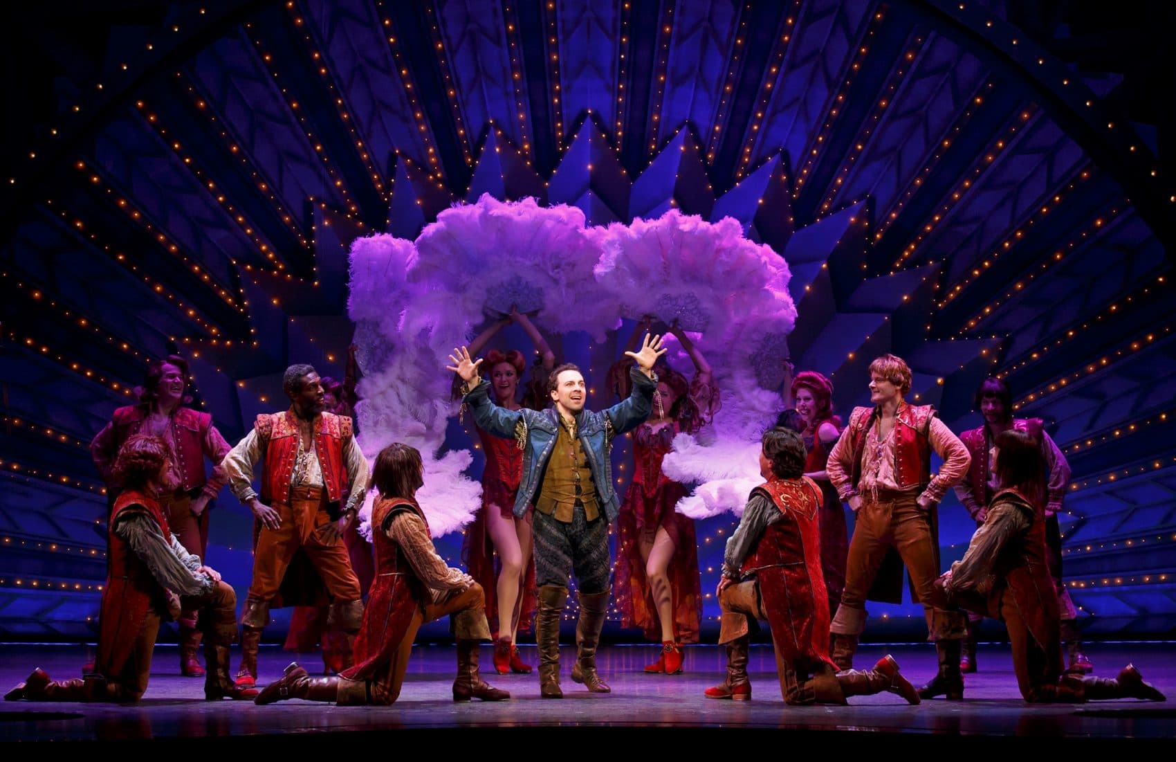 The touring cast of &quot;Something Rotten!&quot; comes to Boston this month. (Courtesy Joan Marcus/Broadway in Boston)