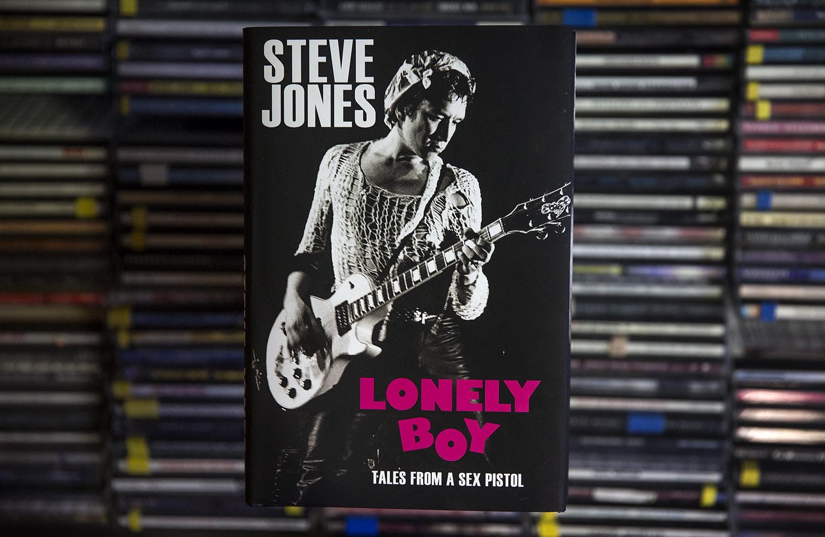 Sex Pistols' Steve Jones recently released a new memoir, &quot;Lonely Boy.&quot; (Robin Lubbock/WBUR)