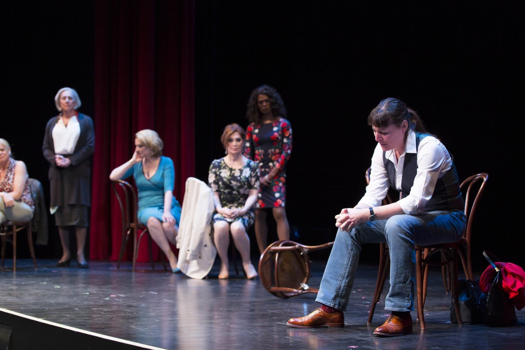 The cast of &quot;Trans Scripts.&quot; (Courtesy Gretjen Helene Photography/American Repertory Theater)