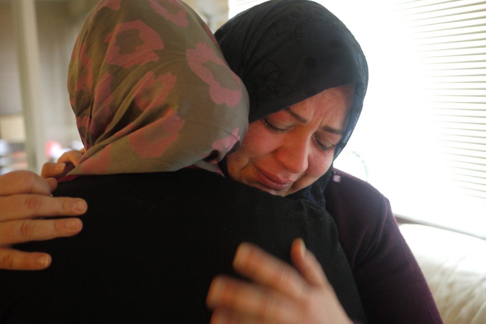Imtithal Al Halabi, the family matriarch, does not know when her family will be reunited again. (Liz Jones/KUOW)