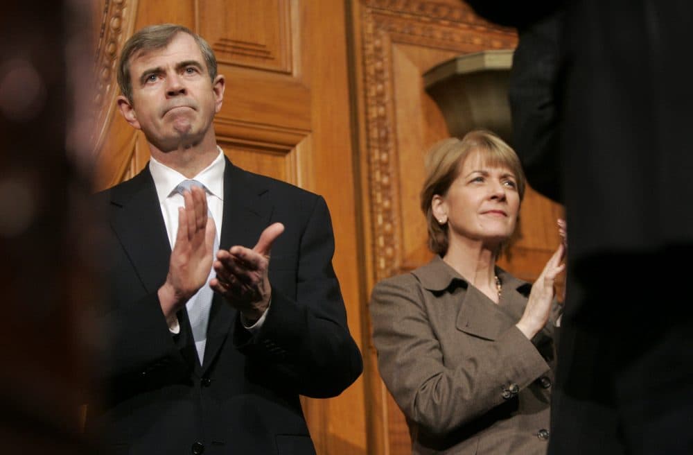 Secretary of State William Galvin, left, in a 2010 file photo (Steven Senne/AP)