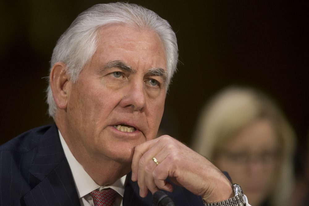 Tillerson’s refusal to shoot from the lip is a welcome change from the reckless statements made by the President-elect, writes Susan E. Reed. Pictured: Secretary of State-designate Rex Tillerson gestures during testimony before the Senate Foreign Relations Committee on Capitol Hill in Washington, Wednesday, Jan. 11, 2017. (Steve Helber/AP)