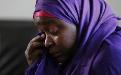 Pictured: Somali refugee Habiba Mohamed wipes away tears as she speaks during a news conference Tuesday, Jan. 31, 2017, in Decatur, Ga.. Mohamed's 20-year-old daughter is unable the leave Somalia due to the travel ban implemented by President Donald Trump. (John Bazemore/AP)