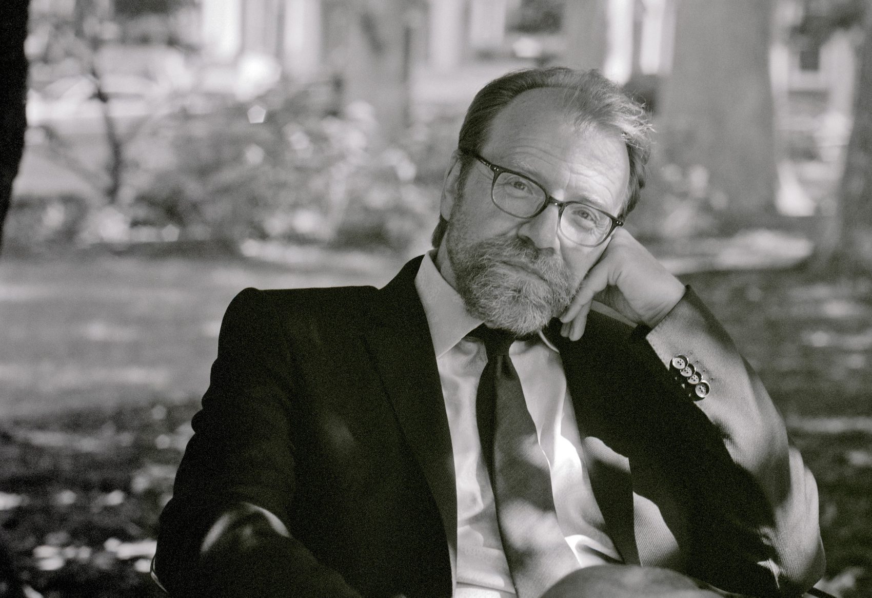 Author George Saunders photographed in North Carolina. (Courtesy of David Crosby)