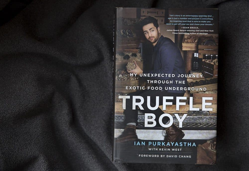 The cover of &quot;Truffle Boy,&quot; by Ian Purkayastha. (Robin Lubbock/WBUR)