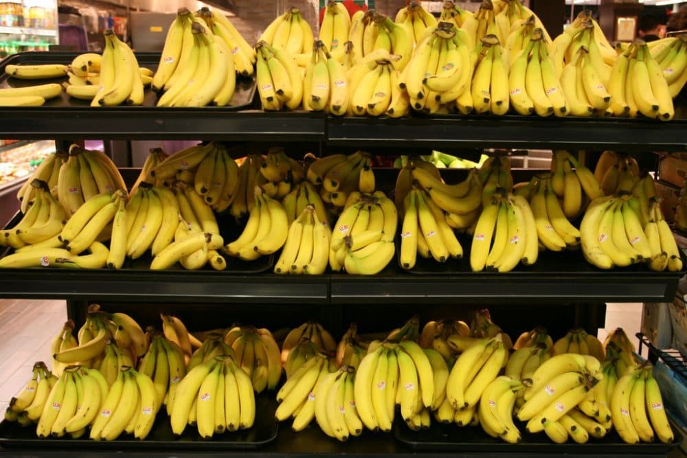 When the high frequency music was playing, more people took bananas from the light-colored shelves as compared to the dark-colored shelves -- and vice versa,&quot; said BC professor Henrik Hagtvedt, of his experiment. (un_owen/Flickr)