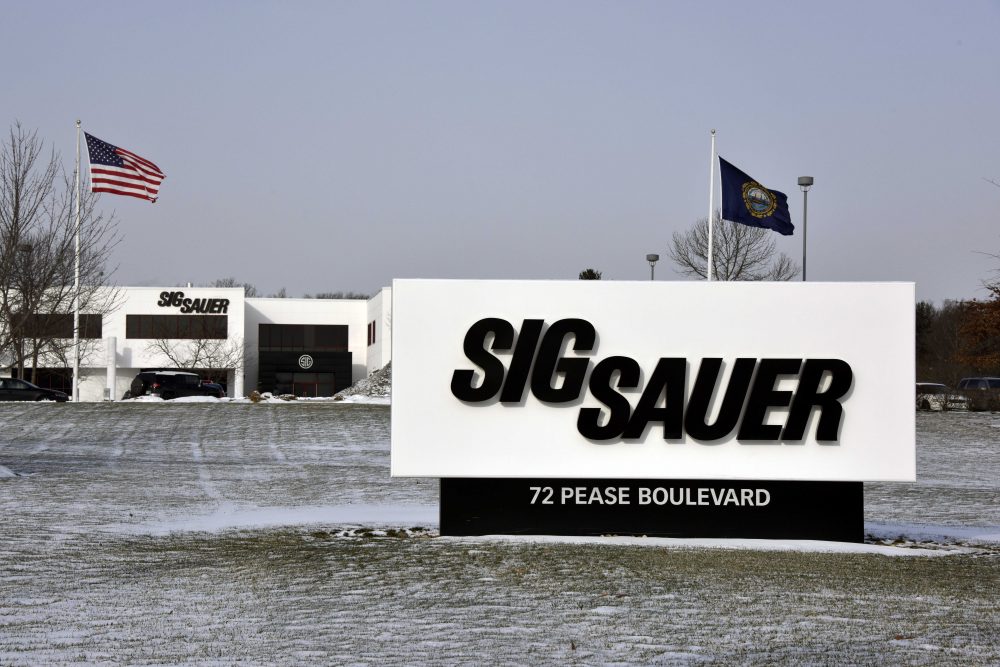 The headquarters of gun manufacturer Sig Sauer in Newington, N.H. (Lisa Marie Pane/AP)