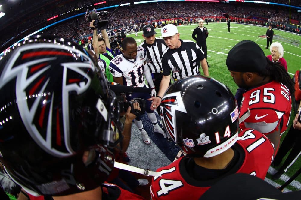 Patriots-Falcons was the first Super Bowl to go to overtime. (Al Bello/Getty Images)