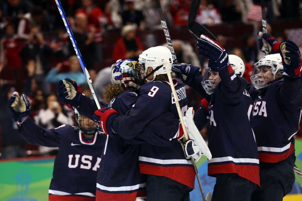 The U.S. women's national ice hockey team has announced a boycott of the world championship. (Alex Livesey/Getty Images)