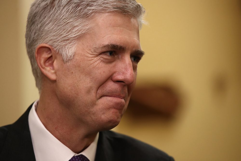 Supreme Court nominee Judge Neil Gorsuch in February 2017. (Win McNamee/Getty Images)