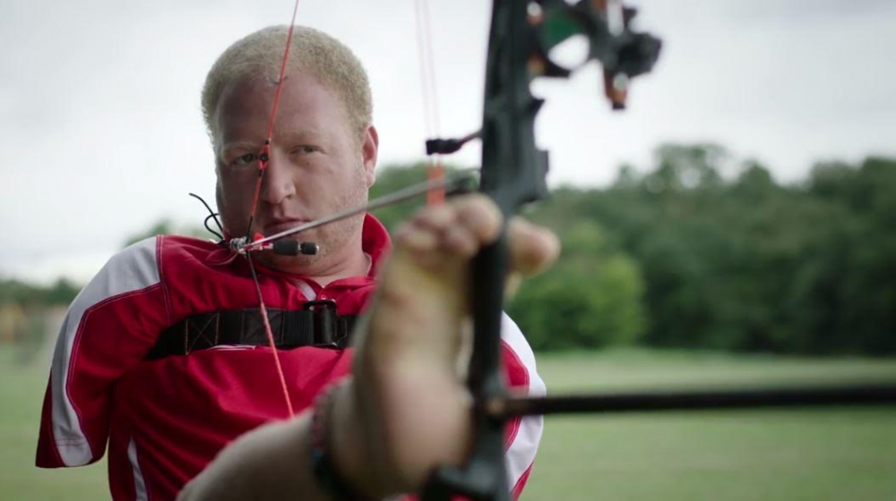 Matt Stutzman has risen to the top of the archery world, achieving a No. 11 world ranking in 2015. (Courtesy Chicago Sports & Entertainment Partners)
