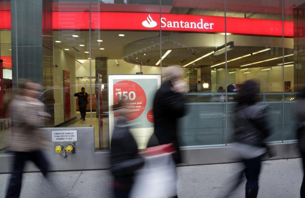 Santander bank (Mark Lennihan/AP)