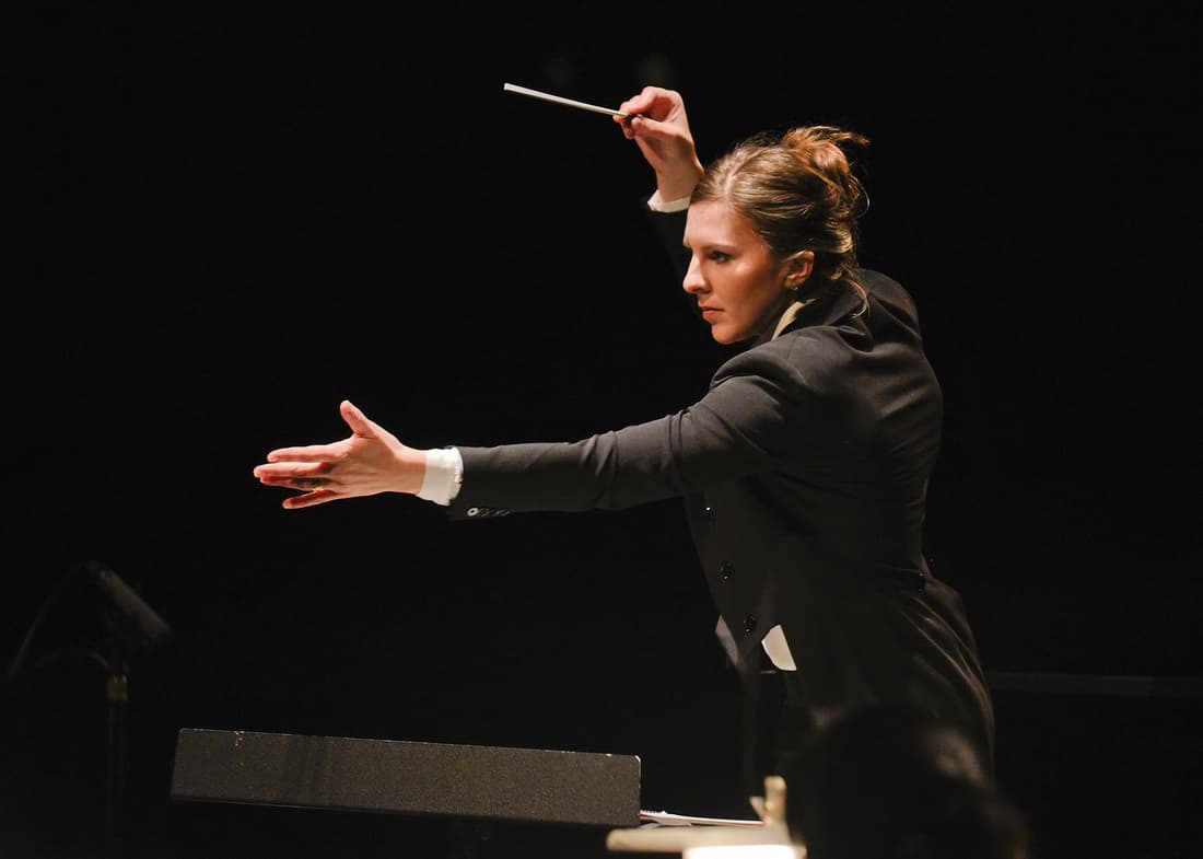 Lidiya Yankovskaya, artistic director of Boston's Juventas New Music Ensemble, will direct the group's &quot;Music in Flight&quot; at Oberon in Cambridge. (Courtesy Lidiya Yankovskaya)