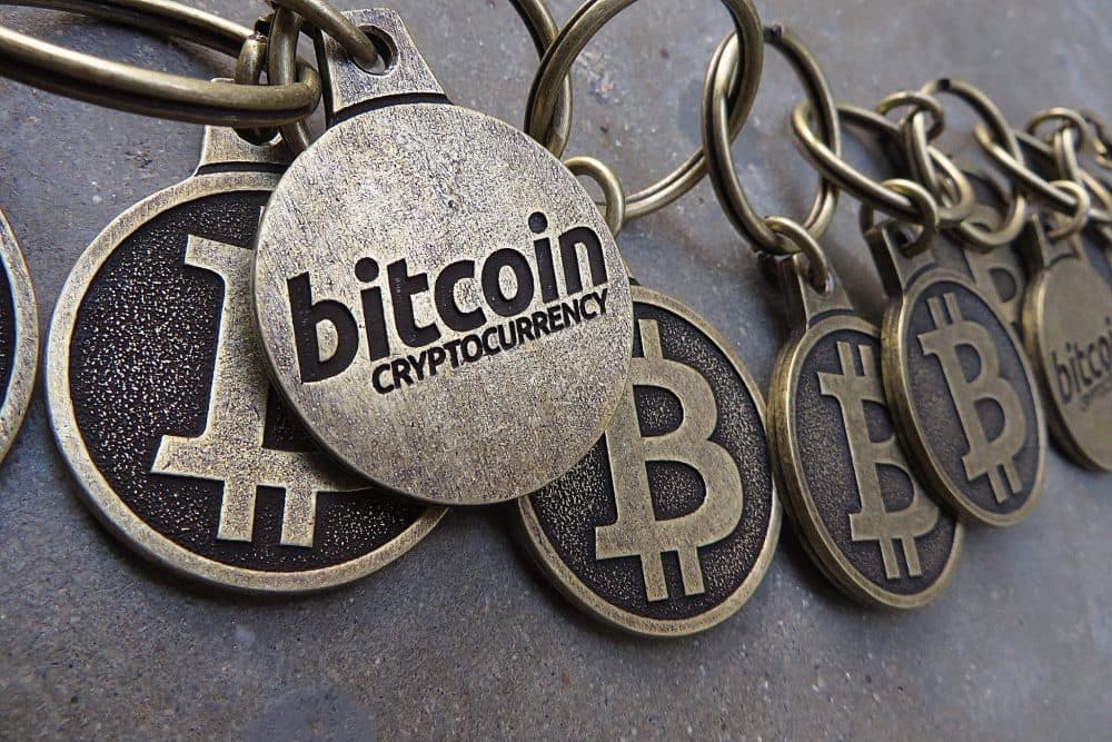 A chain of Bitcoin keychains. (BTC Keychain/Flickr)