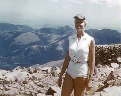 Arlene Pieper atop Pikes Peak in the 1950s. (Courtesy Ron Ilgen)