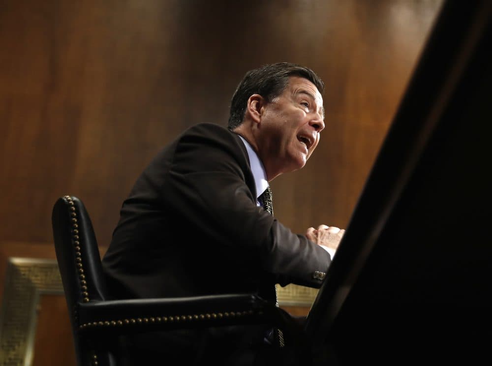 FBI Director James Comey testifies on Capitol Hill in Washington, Wednesday, May 3, 2017, before the Senate Judiciary Committee hearing: &quot;Oversight of the Federal Bureau of Investigation.&quot; (Carolyn Kaster/AP)