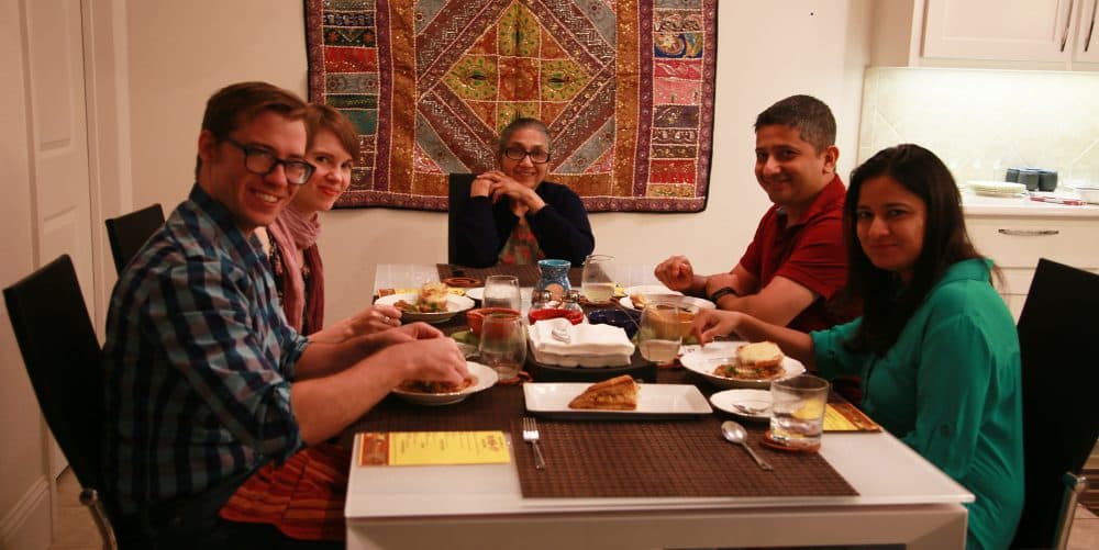 Dinner guests at one of Surinder Marbha's hosted dinner parties. (Courtesy Surinder Marbha)